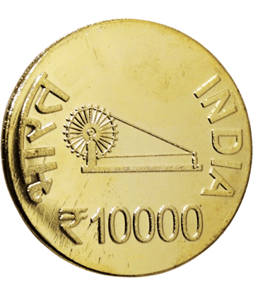 10000Rs. A.P.J Abdul Kalam Goldplated Memorial token Medieval Coin Collection