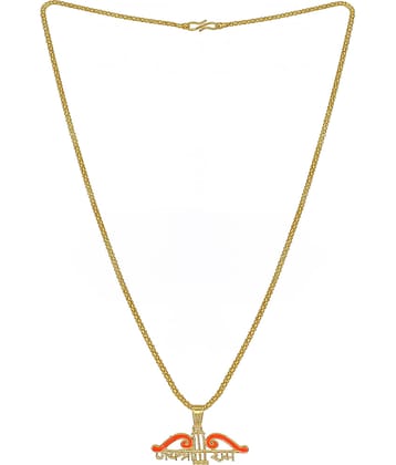 KRIMO Golden Pendant set ( Pack of 1 )