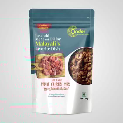 CINDER MEAT CURRY MIX 120G - ALL IN ONE