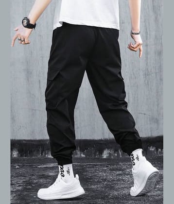 Forbro Black Polyester Men's Sports Trackpants ( Pack of 1 )