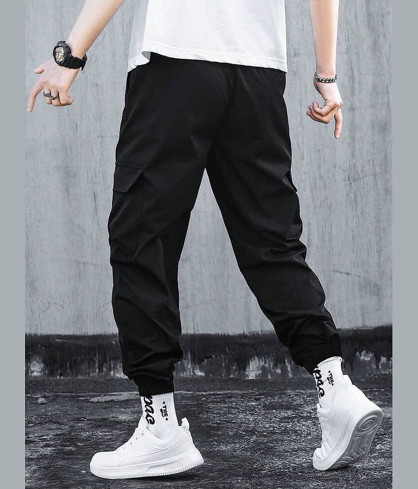 Forbro Black Polyester Men's Sports Trackpants ( Pack of 1 )