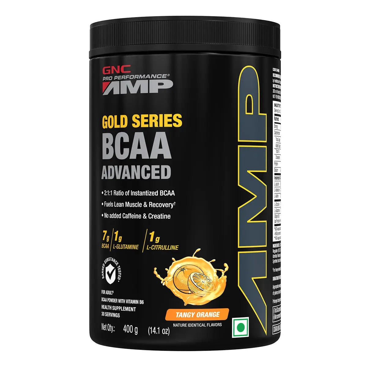 GNC AMP Gold Series BCAA Advanced-400g / Tangy Orange