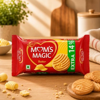 Sunfeast Mom's Magic Butter Biscuits 58.4 gm - Sunfeast Mom's Magic Butter Biscuits 58.4 gm