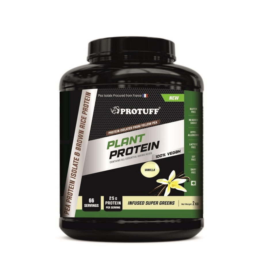 Plant Protein Vanilla 2 Kgs (66 Servings)