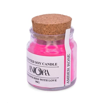 Classic Cork Candle Amber and Rose