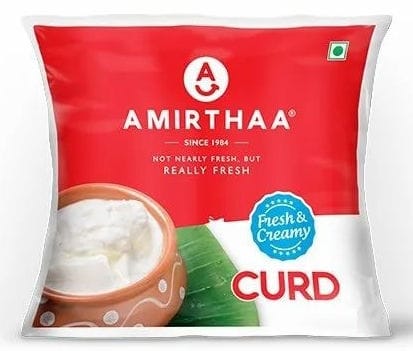 Amirthaa Fresh And Creamy Curd, 130 gm