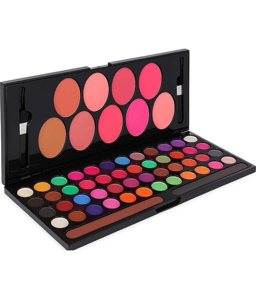 BLUSHIS 57 Color Pressed Pigment Eyeshadow Palette 50gms