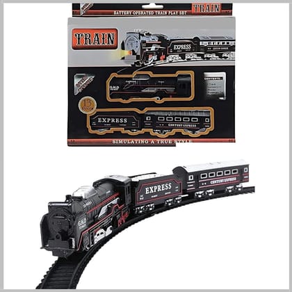 Braintastic Battery Operated Toy Train Set with Engine Locomotive Passenger Coach Cargo Car Track Pieces Headlight Railway Play Set for Kids 13 Pieces Braintastic Battery Operated Toy Train Set with Engine Locomotive Passenger Coach Cargo Car Track Pieces Headlight Railway Play Set for Kids 13 Pieces