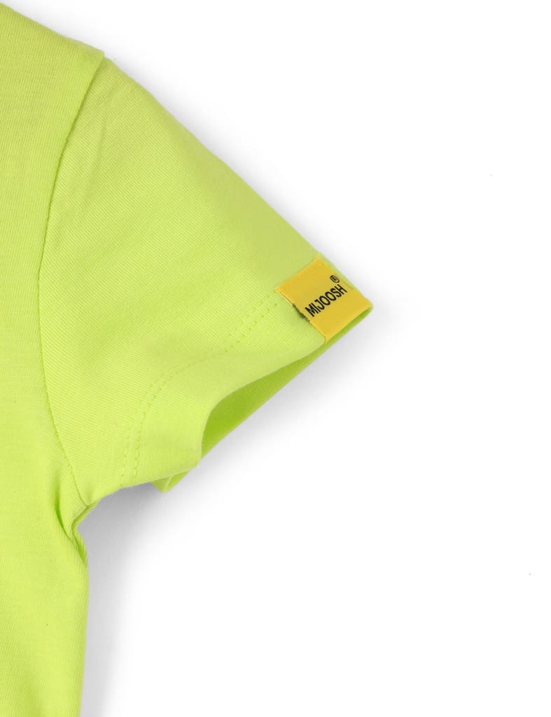 Chic Kids Girls T shirt Cotton Acid Lime Green Honeybee 2025 at ShopCircuit | ONDC