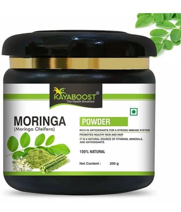 KAYABOOST Moringa (Olifera) Leaf Powder- Powerful Vitamins & Antioxidants (200 g)