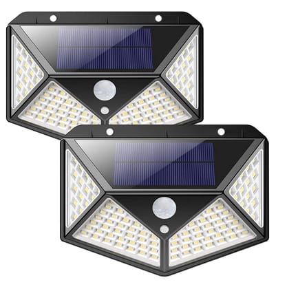 Solar Motion Sensor Light (Wall Mounted Pack of 2)