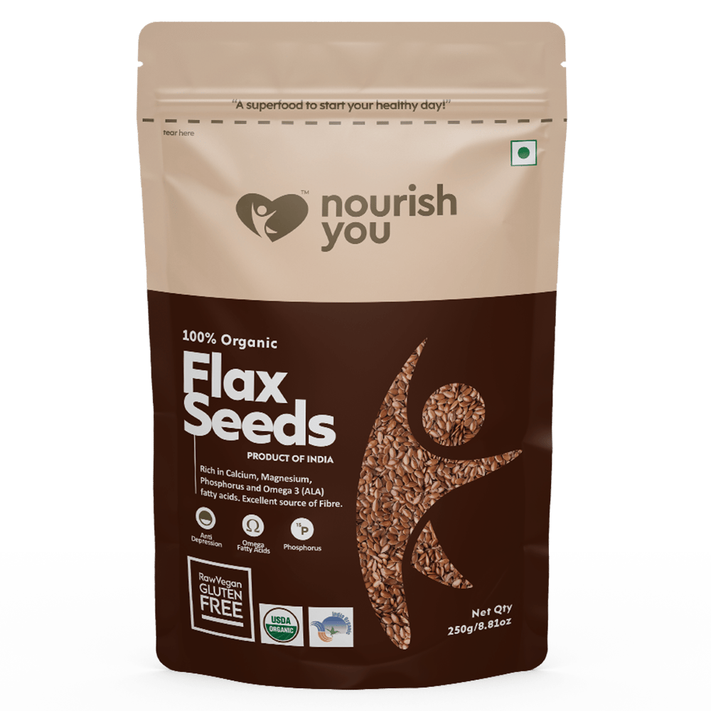 nourish you Raw Flax Seeds