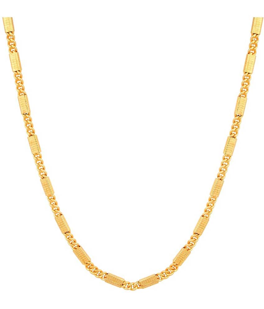 FASHION FRILL - Gold Plated Brass Chain ( Pack of 1 )