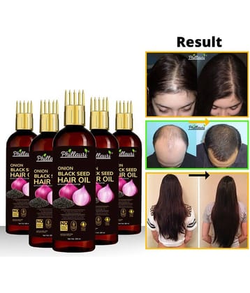 Phillauri - Hair Growth Onion Oil 500 ml ( Pack of 5 )