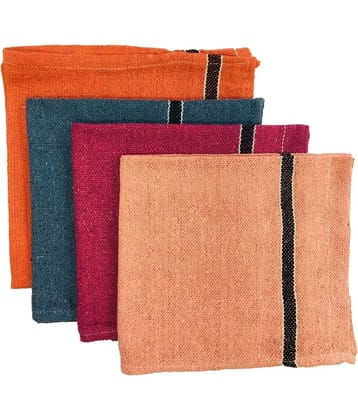 Extra Large Wet and Dry  Floor duster Cleaning Cloth,Pottu, Pocha -20 inch x 22 inch - Pack of 4 (Multicolor)