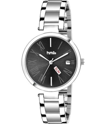 HMTe Metal Round Womens Watch