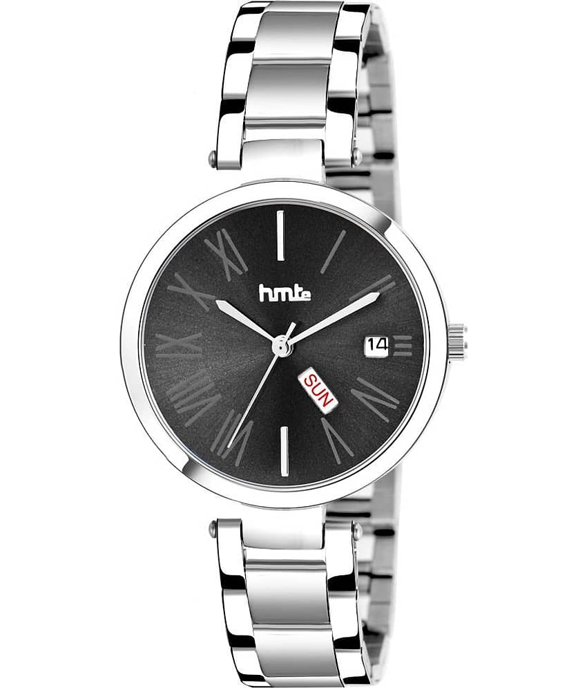 HMTe Metal Round Womens Watch