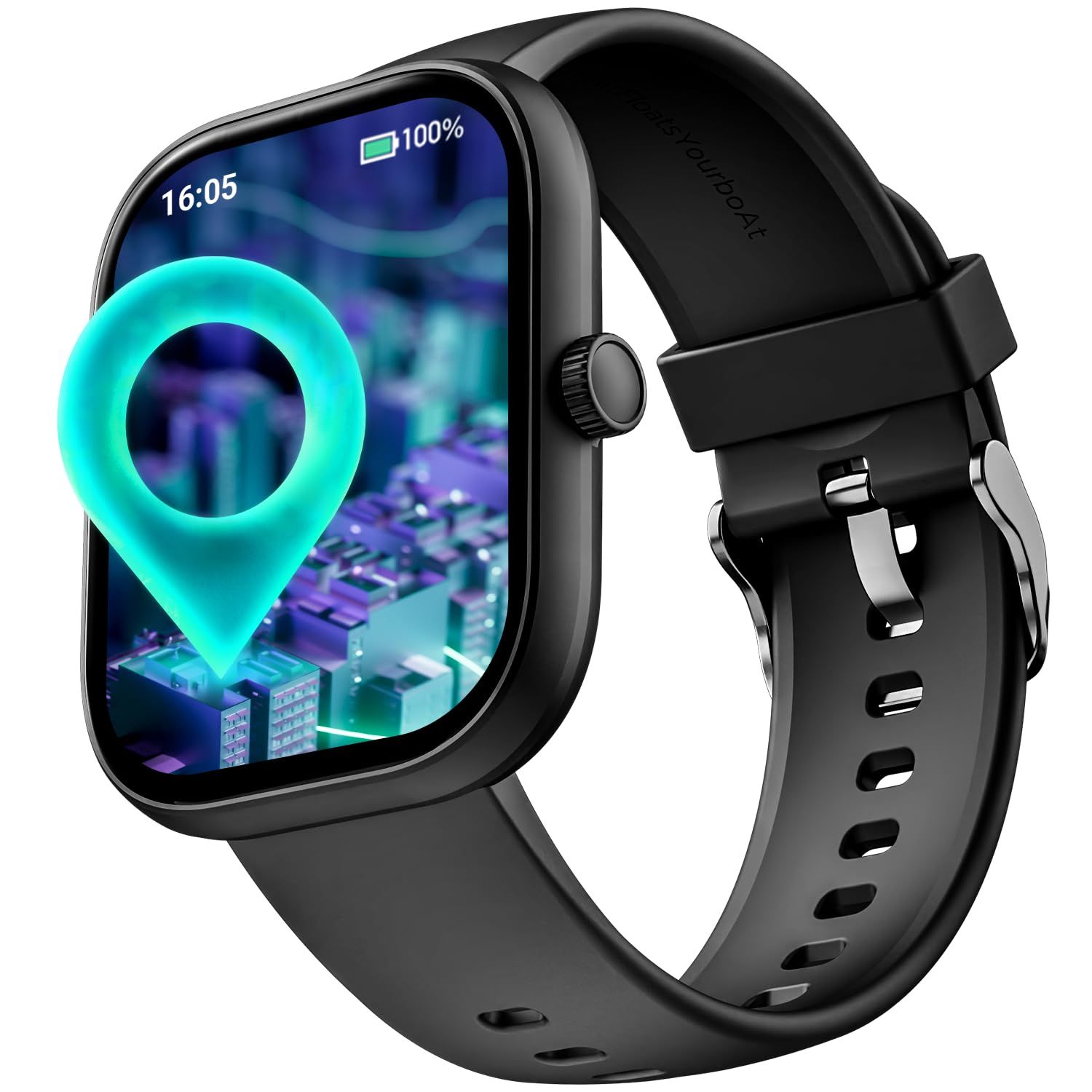 boAt Wave Sigma 3 w/Turn-by-Turn Navigation, 2.01" (5.1 cm) HD Display, Bluetooth Calling, Crest+ OS, QR Tray, Watch Face Studio, Coins, Emergency SOS Smart Watch for Men & Women(Active Black) boAt Wave Sigma 3 w/Turn-by-Turn Navigation, 2.01" (5.1 cm) H