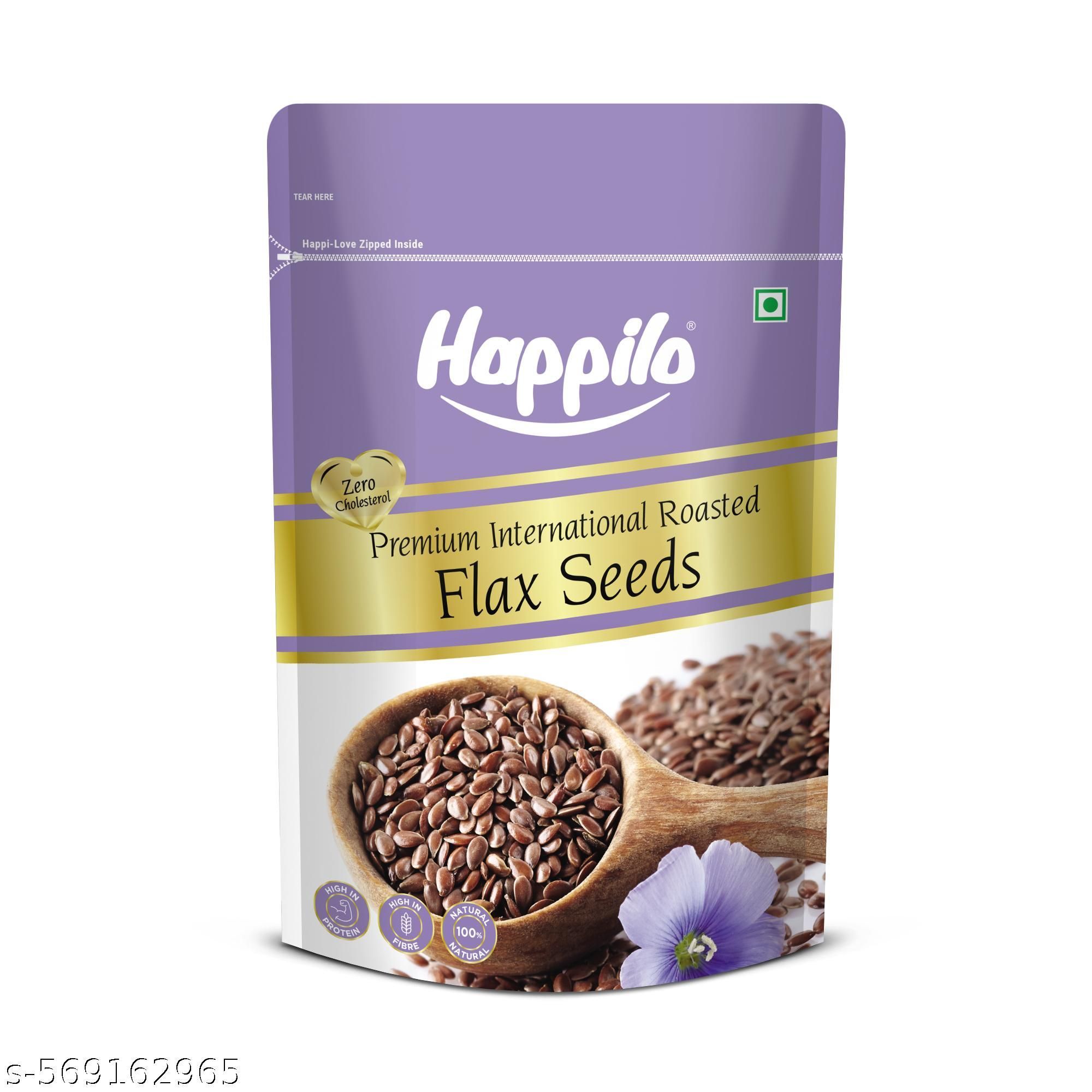Happilo Premium Authentic Flax Seeds Roasted 250g