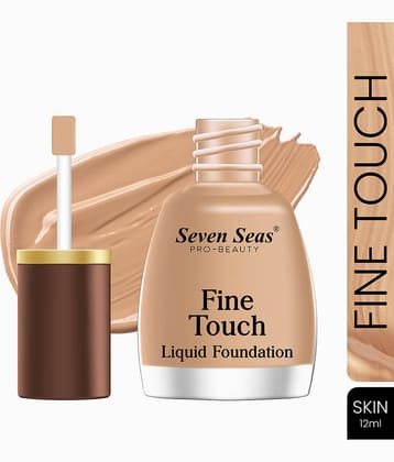Seven Seas Fine Touch Waterproof Total Oil Control Liquid Foundation(Natural,12ML)
