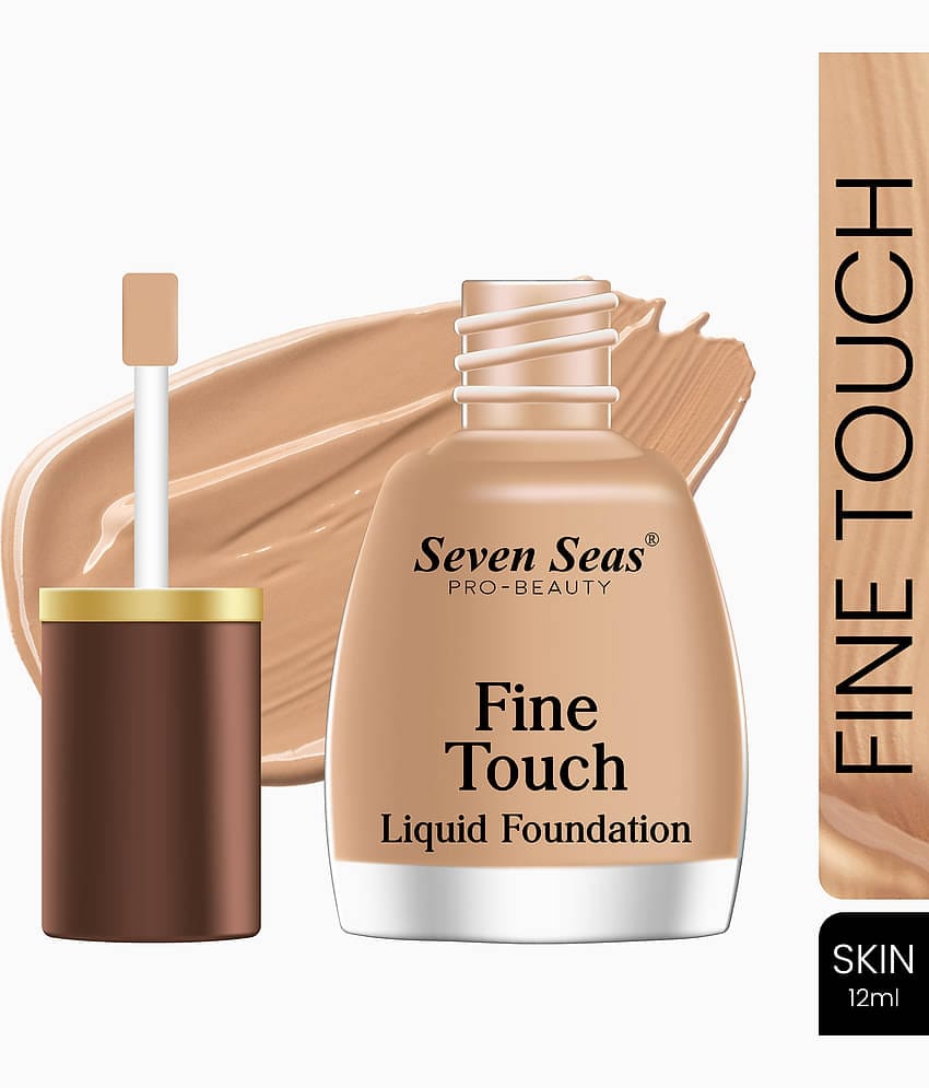 Seven Seas Fine Touch Waterproof Total Oil Control Liquid Foundation(Natural,12ML)