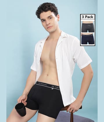 Force NXT Pack of 3 Cotton Trunks For Men's ( Multicolor )