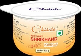 Chitale Full Cream Shrikhand Kesar 100 GRAM