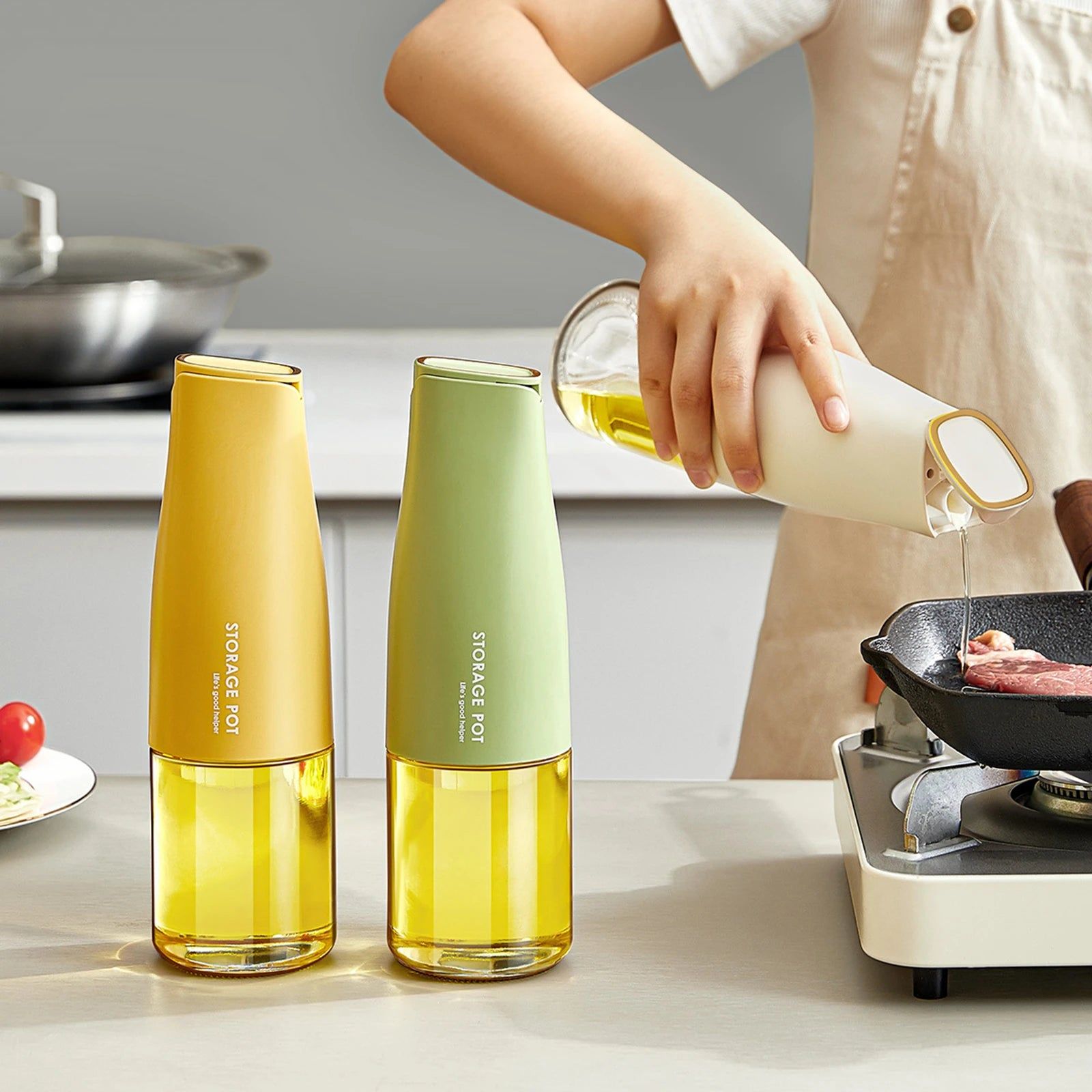 Automatic Oil Dispenser for Kitchen-Pack of 2