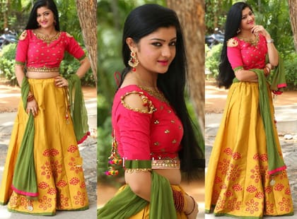 New Exclusive Designer Yallow Color Embroidery Lehenga Choli
