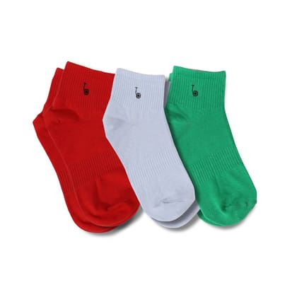 Thela Gaadi TG Basic Solid Socks (Pack of 3 Pairs)
