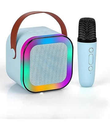 Hybite Mini Karaoke Toy 5 W Bluetooth Speaker Bluetooth V 5.0 with USB,Aux,SD card Slot Playback Time 5 hrs Metal