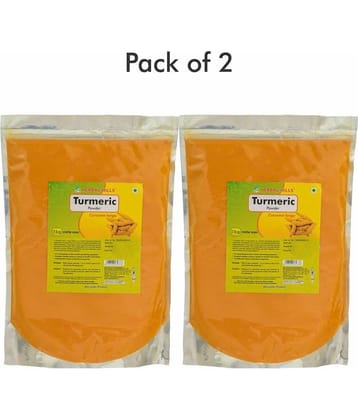 Herbal Hills Turmeric Powder - 1 kg powder - Pack of 2 Powder 1 mg