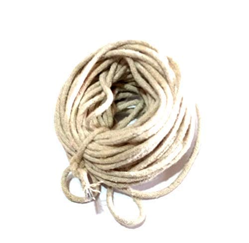 Nawani 20 Meter 6mm Natural Beige Cotton Twisted Cord Braided Rope