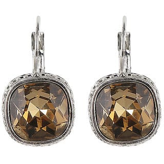 Crystal Stud Earrings for Girls Brass Material Made in India Earrings for Women's Fashion Jewellery for Party