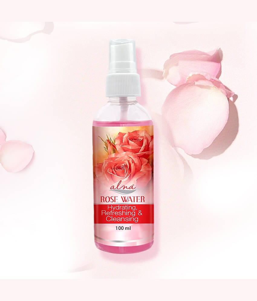 Alna Rose Water 100ml Hydrating, Refreshing & Cleansing For All Skin Type , Pack of 1