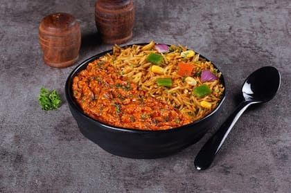 Chicken Kheema Rice Bowl