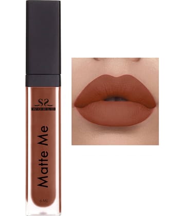 ssworld Coffee Brown Matte Lipstick 6