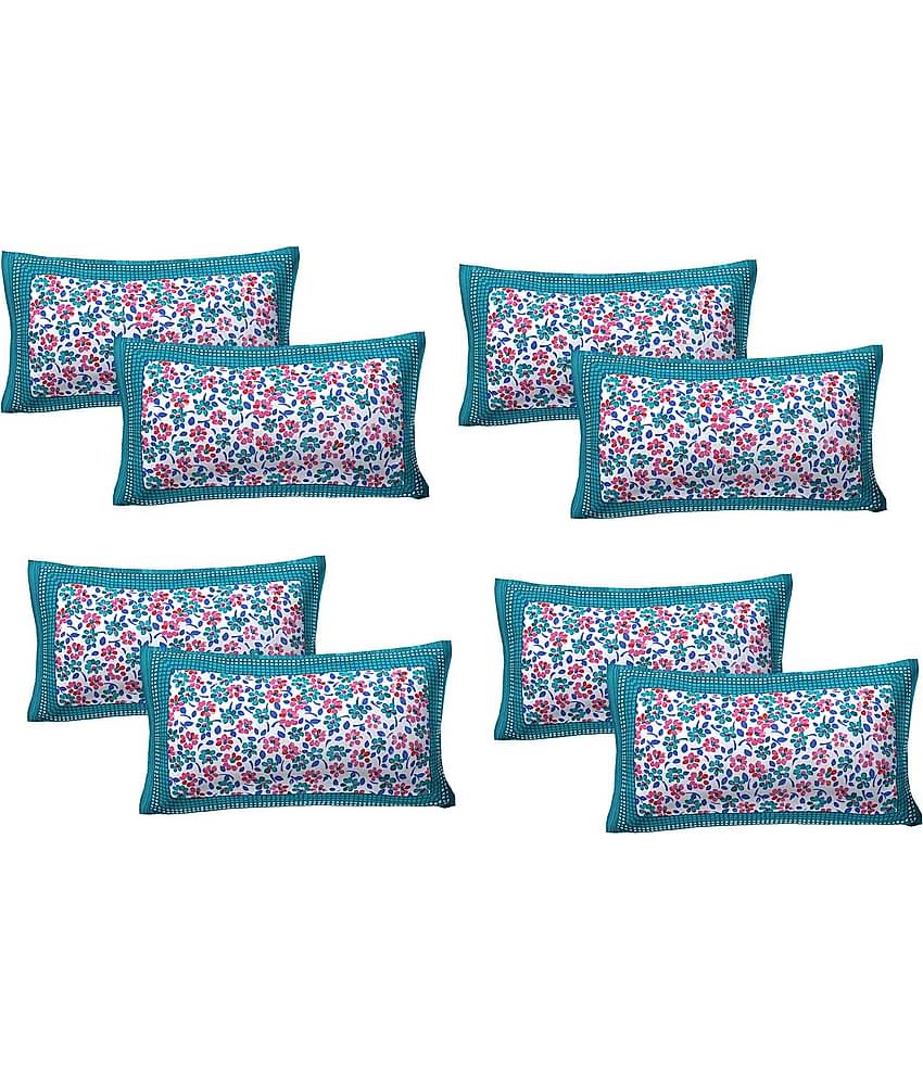 AJ Home Pack of 8 Green Pillow Cover