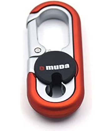 RAVARIYA GRAPHICS Omuda Antique Hook Locking Silver Metal Carabiner key ring for Bike,Car & Gifts COLOUR