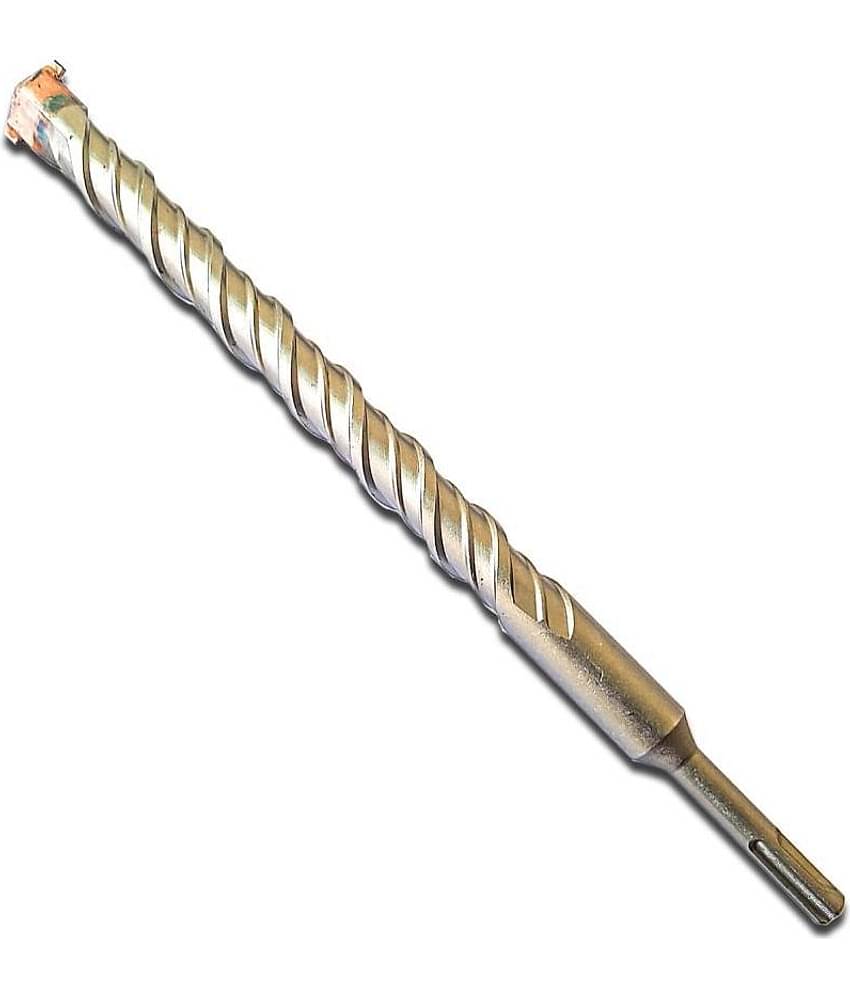 S4 Steel (25 x 310mm) Cross Tip Plus Hammer Drill Bit (Silver)