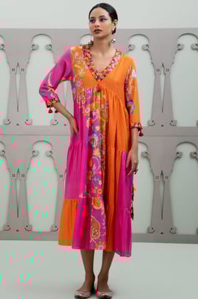 CHINTSY - GULAB - DRESS-XS