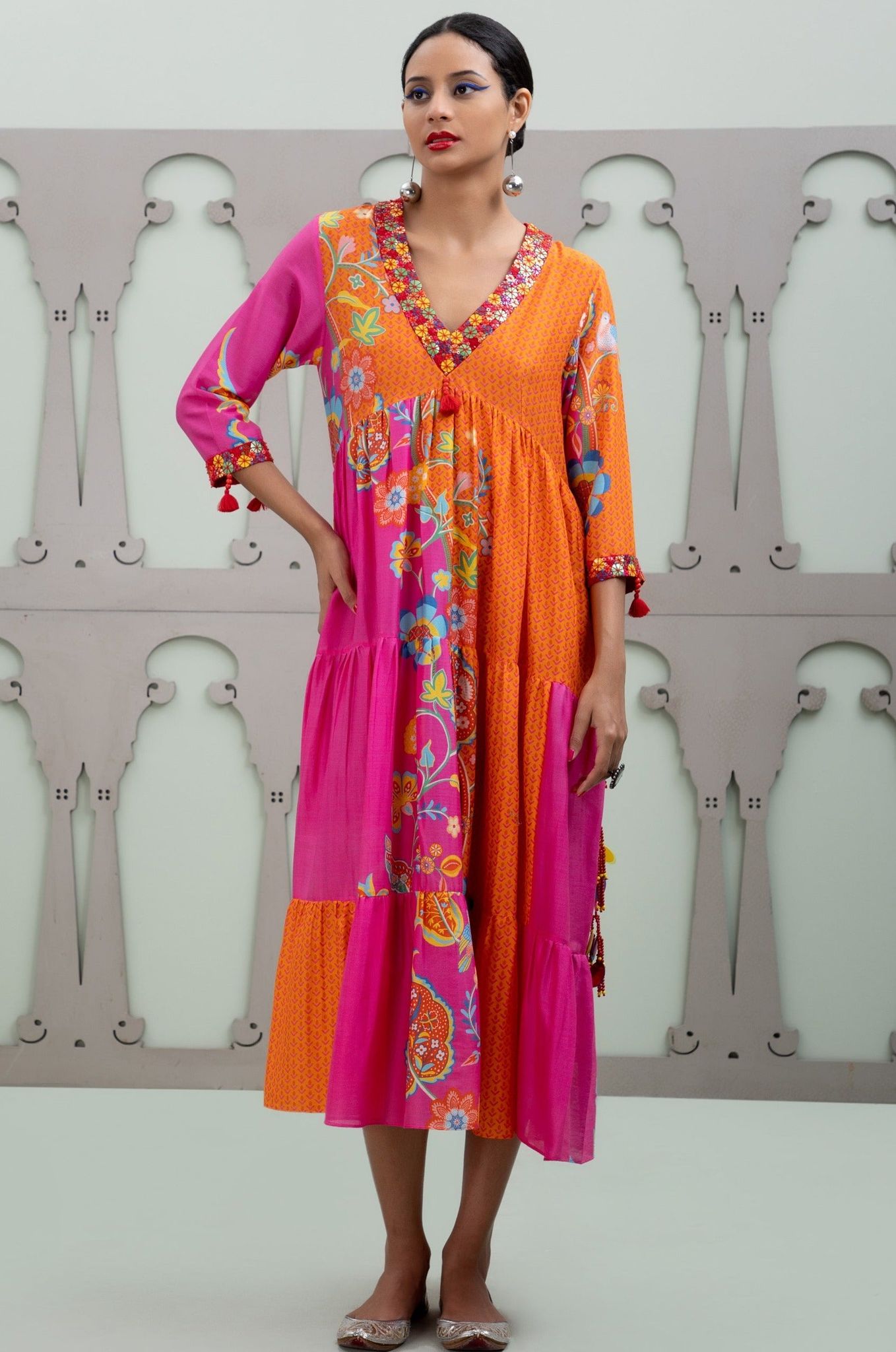 CHINTSY - GULAB - DRESS-XS
