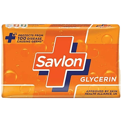 Savlon Glycerin Germ Protection Bathing Soap Bar, 75G