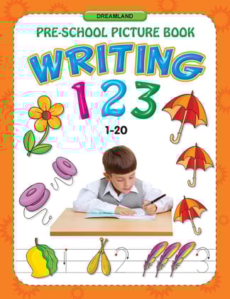 Pre School Writing Books-1 To 20 [Paperback] Dreamland Publications