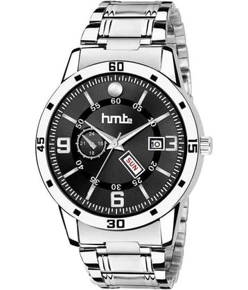 HMTe - Silver Metal Analog Men's Watch