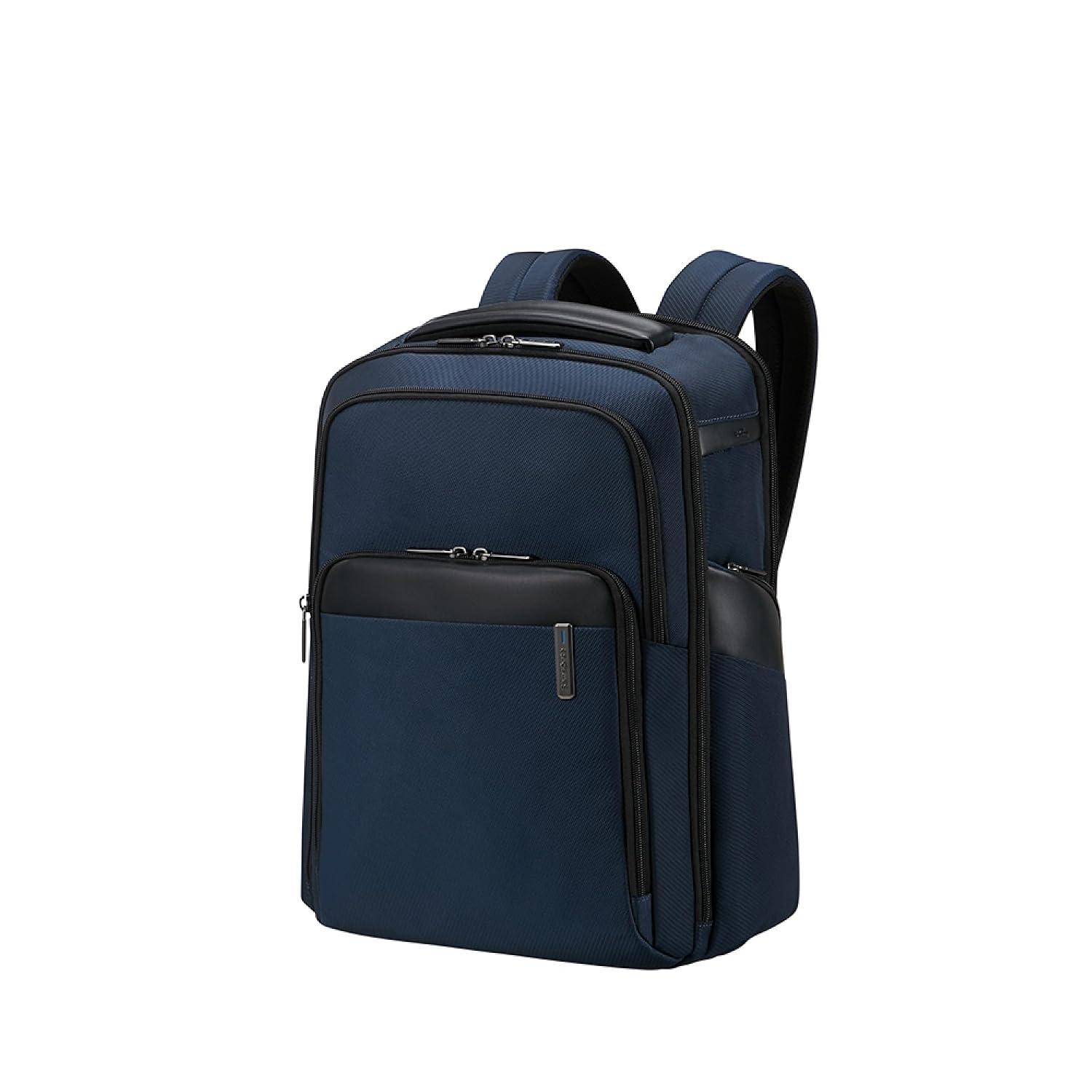 Evosight 14.1" Laptop Backpack | Business Backpack with Padded Laptop Compartment | Smart Sleeve | Lightweight Durable Office & Travel Bag for Men & Women | 2-Year Warranty | Navy