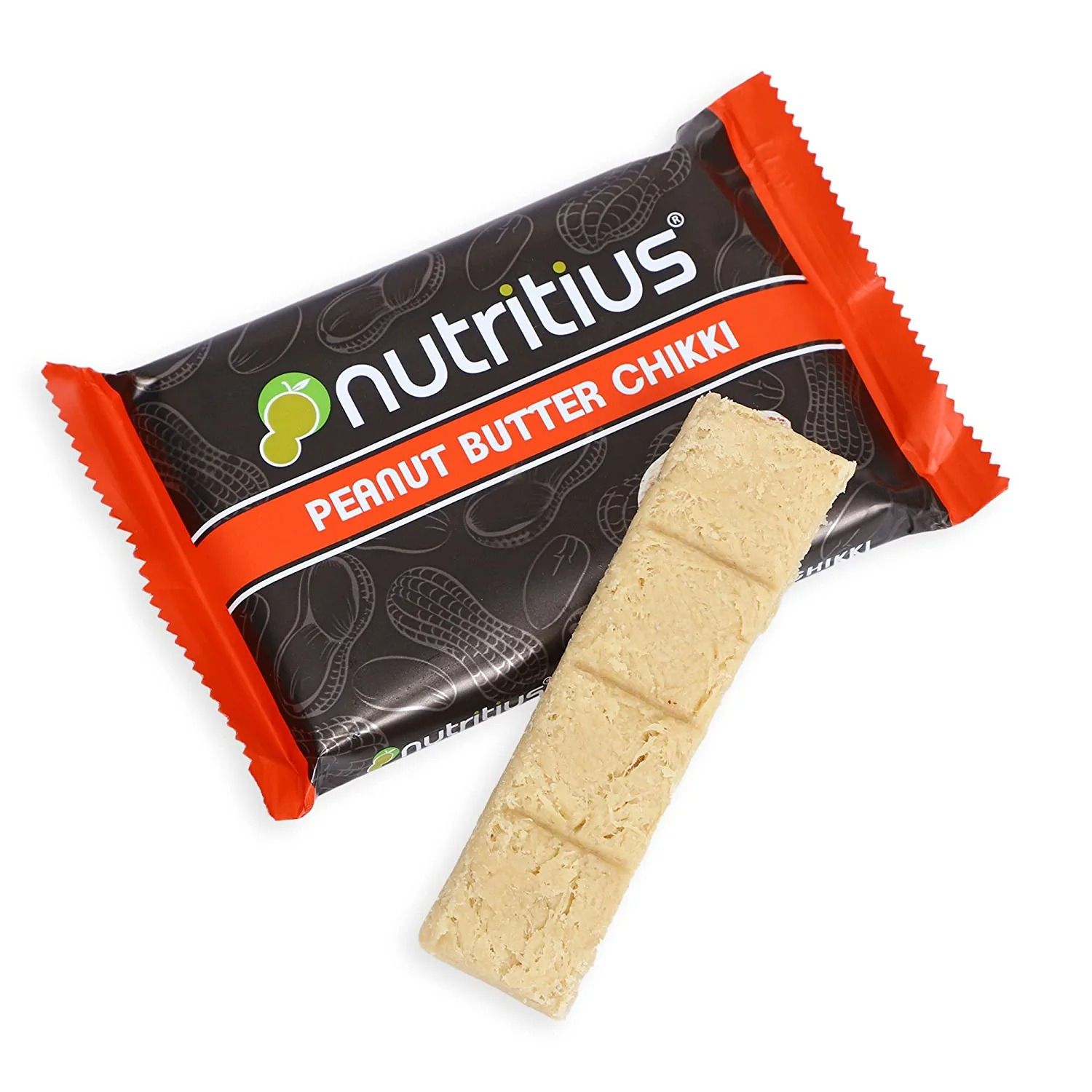 Nutritius Peanut Butter Chikki, 125 gm