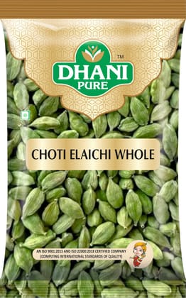 Dhani Pure Small Cardamon / Choti Elaichi Whole, 50g