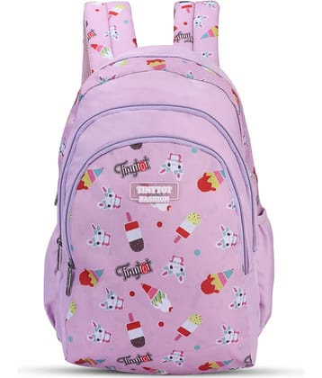 Tinytot Purple Polyester Backpack For Kids