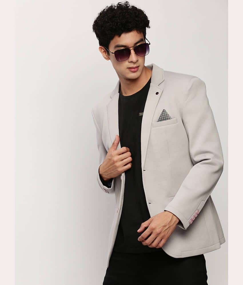 Showoff Cotton Men's Blazer - Grey ( Pack of 1 )